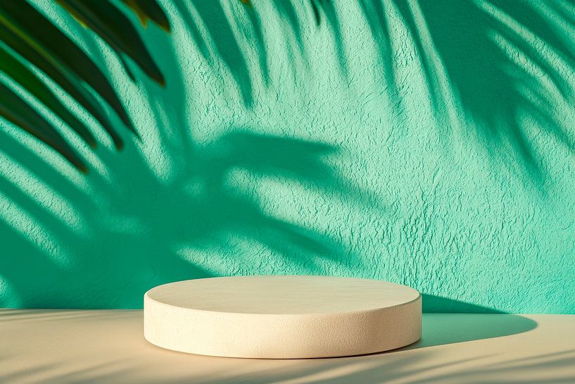 Minimalist presentation area with shade by Poster Art Shop