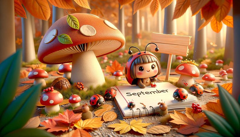 Herbstliche Märchenstunde im Reich der Käfer von artefacti
