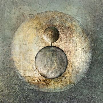 Abstrait moderne. Minimalisme avec des cercles. 9 sur Alie Ekkelenkamp