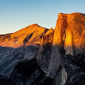 Half Dome met zonsondergang van Jack Swinkels