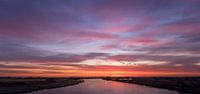 Der Fluss IJssel vor Sonnenaufgang von Erik Veldkamp Miniaturansicht