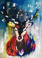 Silberhirsch