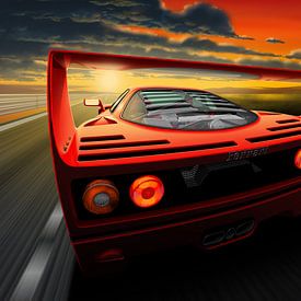 Ferrari F40 sur Thomas Bigwood