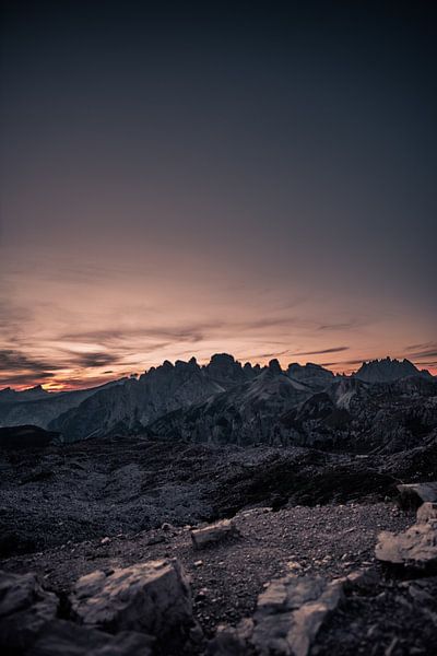 Coucher de soleil des Dolomites par Bastis Photos