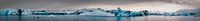 IJsbergen drijven in de Jokulsalon gletsjer lagune in IJsland van Sjoerd van der Wal Fotografie thumbnail
