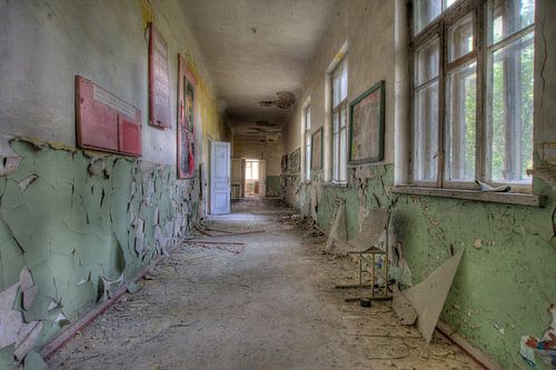Verlassene Schule in Tschernobyl