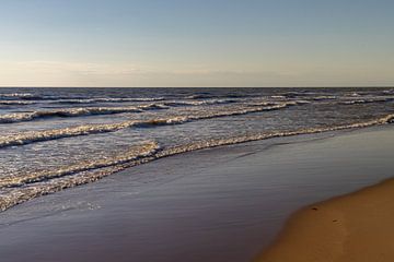 Golven op het strand van Michael Ruland