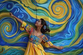 malerisches Frauenporträt