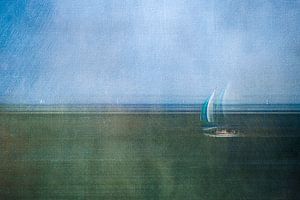 Segelboot auf dem Waddenmeer