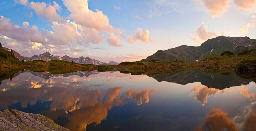 At the blue hour at Krummschnabelsee by Christa Kramer
