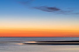 Coucher de soleil Katwijk aan Zee sur Paul van der Zwan
