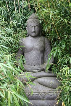 Bambus-Buddha von Marianne van den Bogaerdt