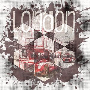 Graphic Art LONDON Streetscene