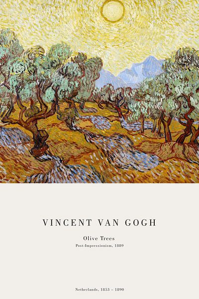 Vincent van Gogh - Olivenbäume von Old Masters