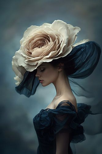 Beauty in Dark Blue Tulle no.2