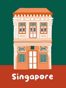 Singapur - Traditionelles Peranakan-Haus