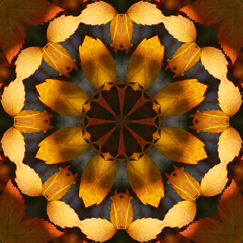 Mandala, dunklerer Stil