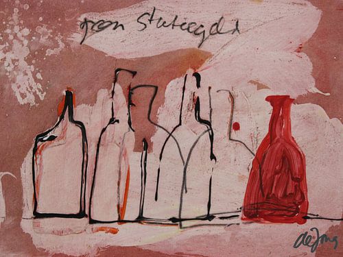 Geen Statiegeld, flessen stilleven