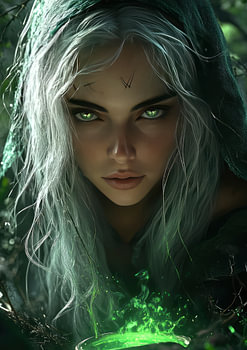 Die Verzauberin mit den stechenden Augen