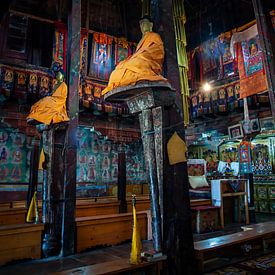Interior prayer room Buddhist monastery by Affect Fotografie