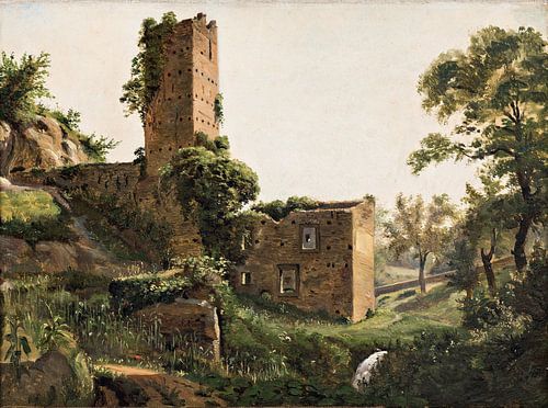 Wilhelm Marstrand-Landschap met ruïnes