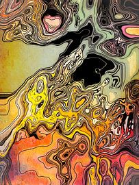 Vloeiende vormen motief 12