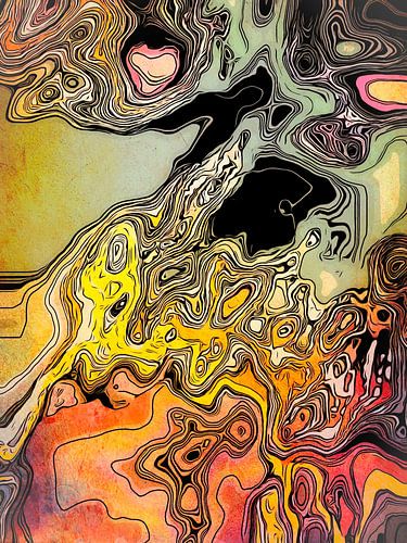 Vloeiende vormen motief 12