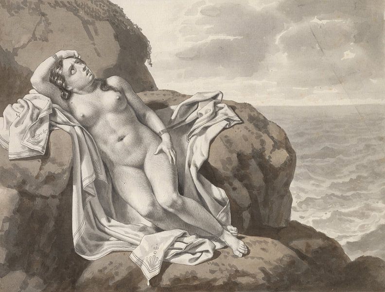 Christopher Wilhelm Eckersberg, Andromède enchaînée à un rocher, vers 1812 par Atelier Liesjes