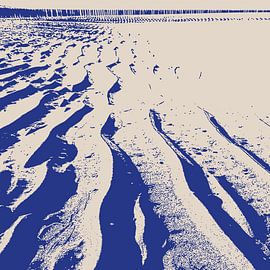 Suna - Sandmuster Grafikdruck von Buro JEB ~ Studio NotARTificial