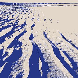 Suna - Zand patroon Grafische print van Jebinterior ~ notARTificial ~ BuroJEB