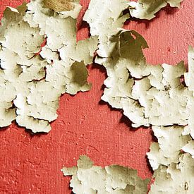 abblätternde Farbe auf Metall von Jan Fritz