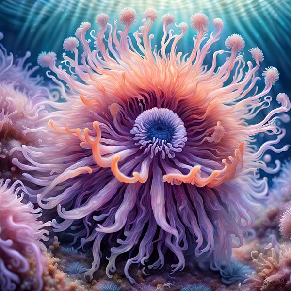 Cute little Anemone (1) by Johannas Art Creations