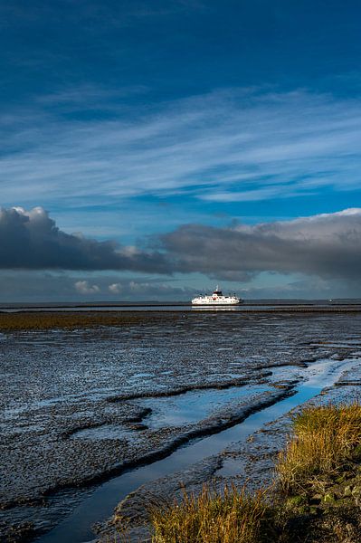 Bateau vers les îles des Wadden par Marcel Jurian de Jong