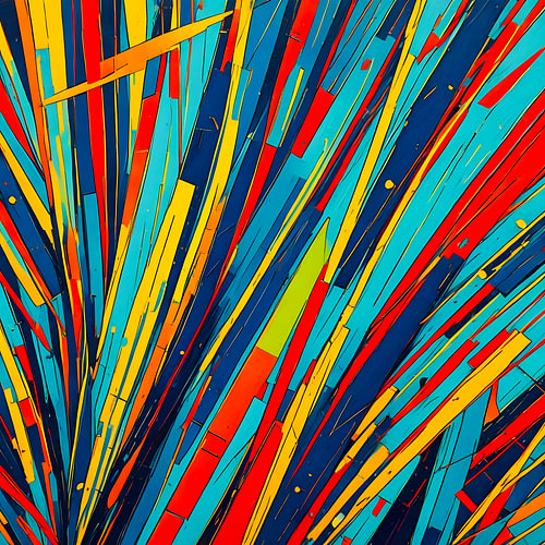 Dynamic Abstract Color Rays