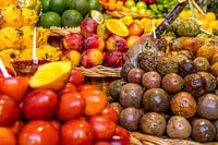 Fresh fruit at a local market in Madeira