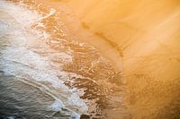 Where the sand deserts meet the water in Namibia