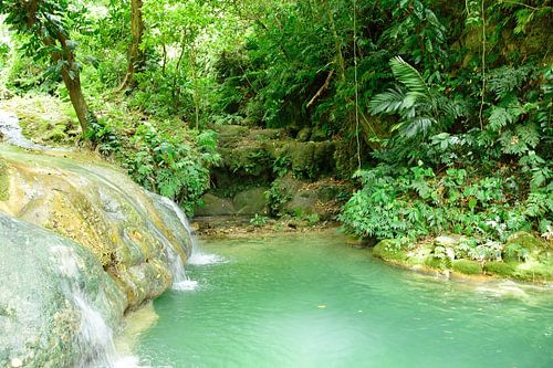 Emerald green pool
