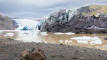 Svínafellsjökull Gletsjer IJsland van Lynxs Photography