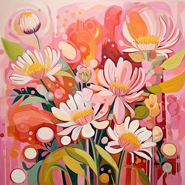 Fleur and colour 8 by Bert Nijholt