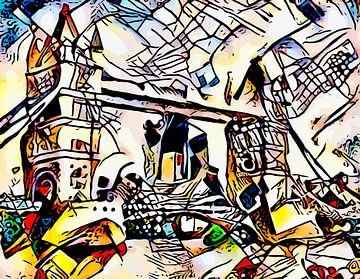 Kandinsky ontmoet Londen #2 van zam art