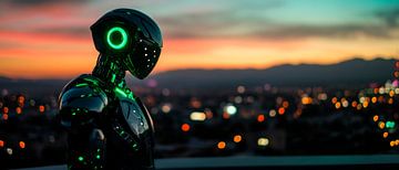 Vision d'avenir de nuit sur Poster Art Shop