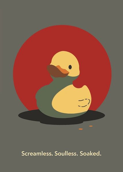 Screamless Soulless Soaked Duck Illustration von MIROKKU
