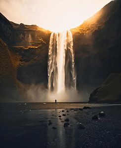 Wasserfall in Island