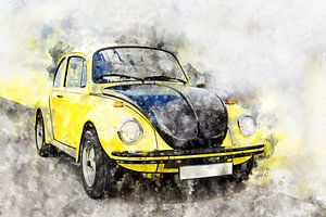 VW Käfer, Gelb-Schwarzer Renner