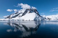 Mountain reflection in Antarctica
