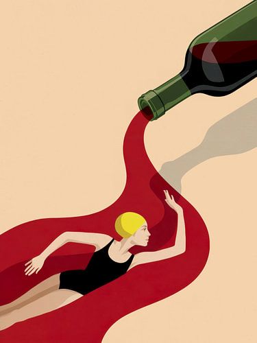 Wine swim by Andreas Magnusson
