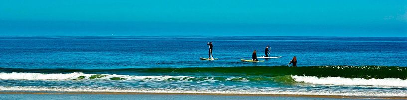 Stand-up paddling / SUP [breedbeeld foto] van Norbert Sülzner