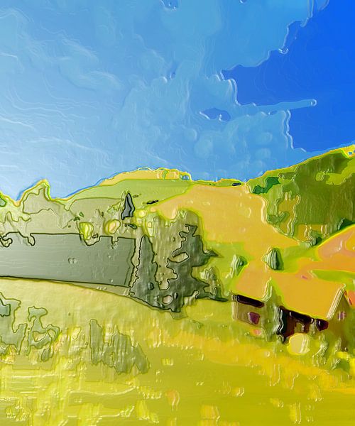 Hertigswalde View [Original 60 cm x 50 cm] by Anna Kasten