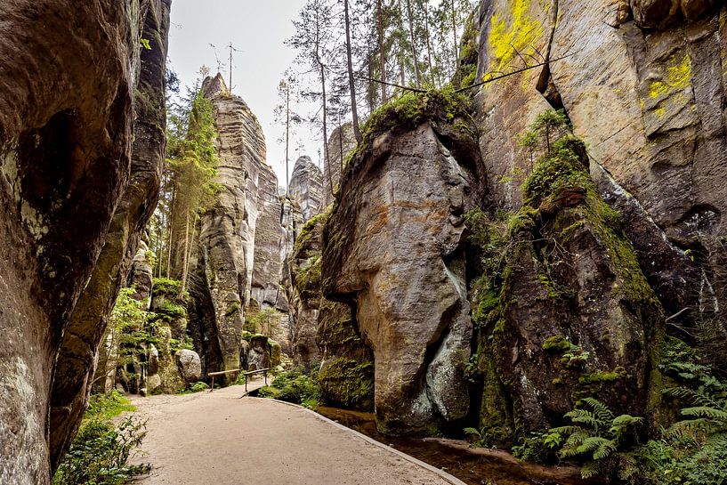 Die Weckelsdorfer Felsenstadt bei Aderbach von Roland Brack