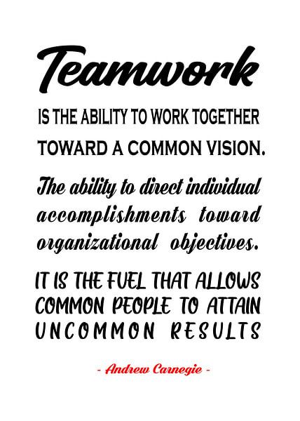 Zitat Teamarbeit von PublicArt701